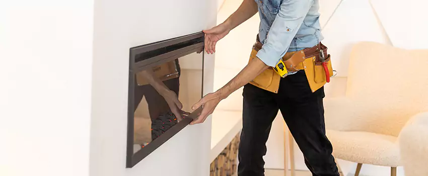 Metal Fireplace Installation in Kettering, Ohio