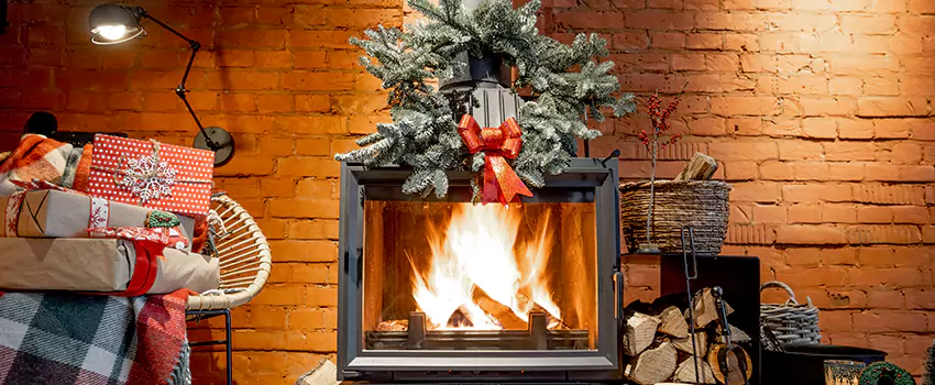 Travis Industries Linear Gas Fireplace Installation in Kettering, Ohio